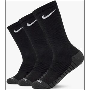 Nike Dri-FIT Cushion Crew Socks 3-Pack Black/Anthracite/White Medium